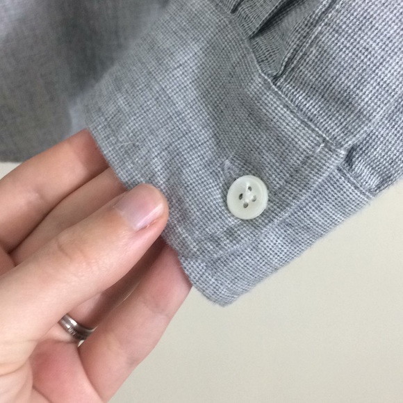 Steven Alan Gray Button Down Shirt Long Sleeve - Picture 4 of 6